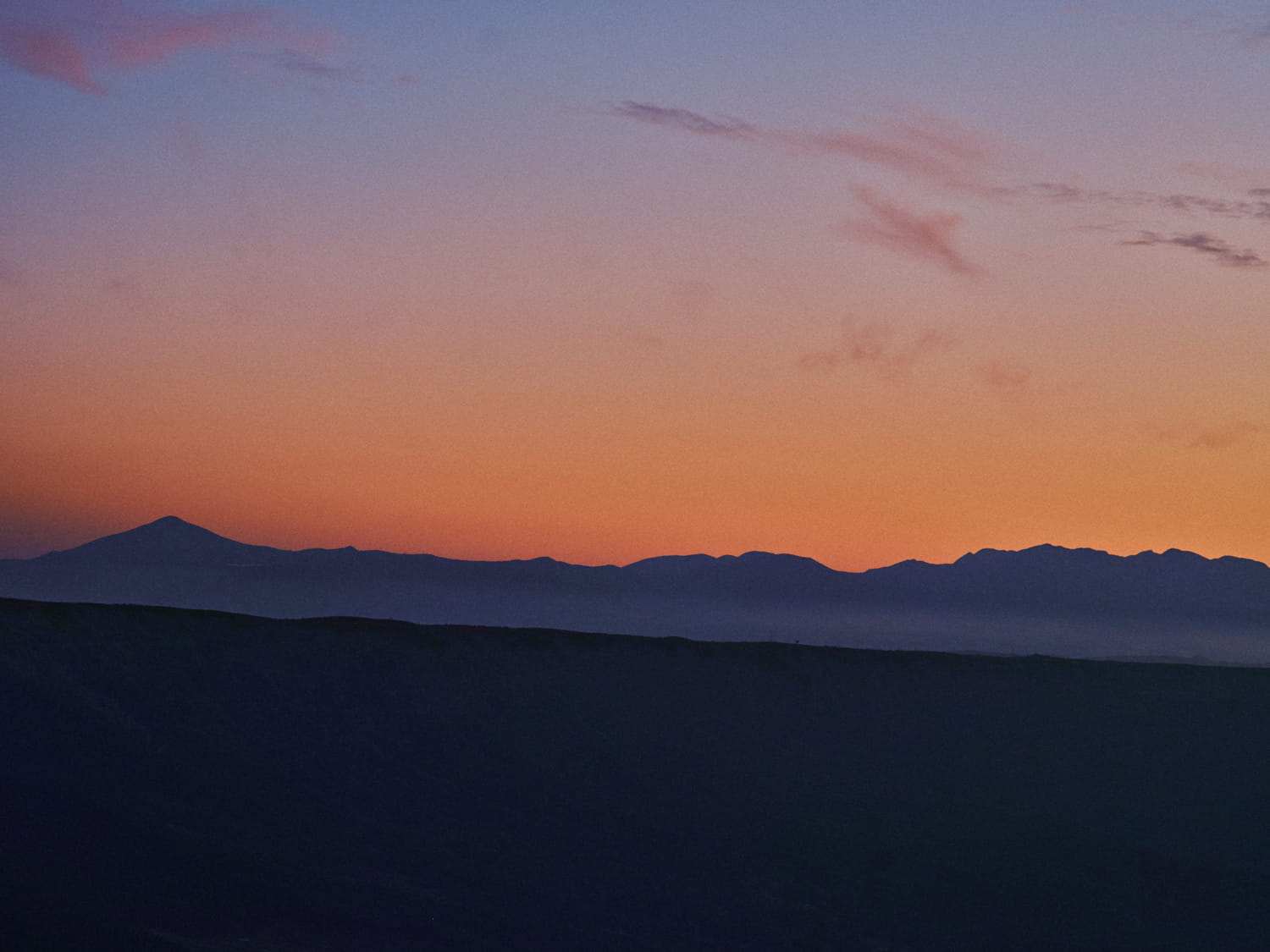 Scenic mountain view